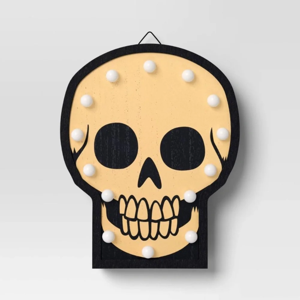 NWT Target Hyde and EEK! Boutique Lit Skull Marquee Figurine